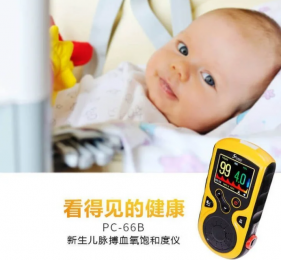 樂(lè)普PC-66B新生兒掌式血氧儀：輕松檢測(cè)，準(zhǔn)確監(jiān)測(cè)！